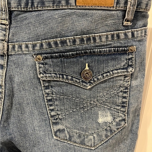 Aeropostale Blue Denim Women Shorts - Picture 5 of 6